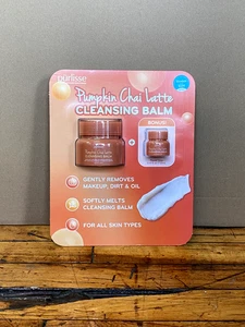 Bálsamo limpiador Purlisse Pumpkin Chai Latte 3,4 onzas con bonificación tamaño de viaje nuevo - Imagen 1 de 12