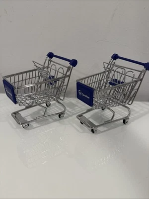 Мини-тележка для покупок миниатюрная тележка для супермаркета лот из 2 - Изображение 1 из 4