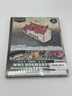 Warlord Game WW2 Normandy Homestead Village Outbuildings 28mm Bolt Action H00158 - Image 1 of 2