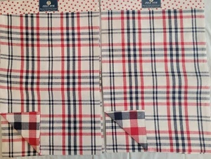 4x Hobby Lobby rot weiß blau 2-seitig kariert Sommer Tischset patriotisch 4. Juli - Bild 1 von 10