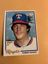 #518 Tommy Boggs Texas rangers   1978 Topps Baseball Card Cb16