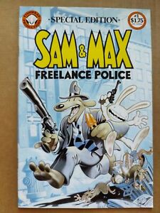 Sam & Max Freelance Police Special Edition #1 1987 VF/NN Fishwrap Production