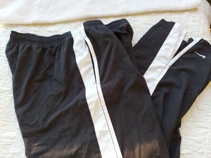 Nike Womens Workout Capri  Black With White Stripe. Size Large. - Picture 1 of 6
