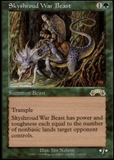 MTG magic cards 1x x1 Light Play, English Skyshroud War Beast Exodus