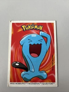Pokemon Karte 2001 Dunkin Boomer Bubble Gum Wobbuffet WOINGENAU QULBUTOKE #202  - Bild 1 von 3