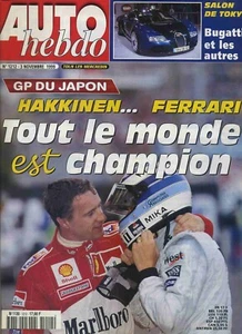 AUTO HEBDO n°1212 03/11/1999 GP JAPON SEBASTIEN LOEB - Bild 1 von 1