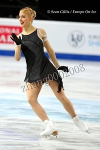 New Stylish Ice figure skating dress.Competition Dance Twirling Skating Costume - Picture 1 of 8