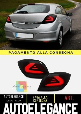 PER OPEL ASTRA H GTC FANALI POSTERIORI LED BLACK SMOKE - Imagen 1 de 4