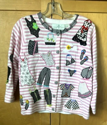 Fabulous fun "DESIGN OPTIONS BY PHILIP & JANE GORDON" Cardigan.  Sz S - Image 1 of 4