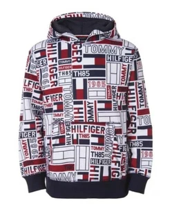Tommy Hilfiger Hoodie Big Boy exploded flag print ,size XL. - Picture 1 of 3