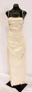 Naked Wardrobe Women's Square Neck Strappy Back Maxi Dress AR8 Cream Size XL NWT - Picture 1 of 5