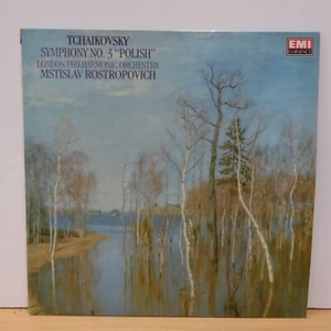 EMX 41 2063 1 TCHAIKOVSKY Symphony no 3 LPO ROSTROPOVICH HMV STEREO LP EX - Picture 1 of 5