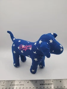 Victoria Secret Peluche Perro Artículo Coleccionable - Dodgers Azul Blanco Estrella Falta Etiqueta - Imagen 1 de 3
