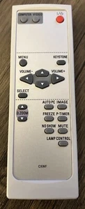 Control Remoto Proyector Sanyo CXWF Funciona CXVM Probado Sin Parte Trasera - Imagen 1 de 2