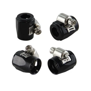 Fuel Rail Line Adapter Fitting AN4 1/4" 13mm Anodized Aluminum Hose End 4PCS - Picture 1 of 10
