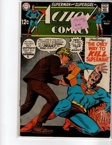 Action Comics 376 Last Supergirl Only Way to Kill Superman F+ - Picture 1 of 1