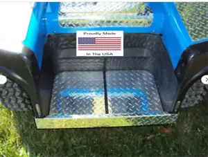 Ezgo Marathon Golf Cart Diamond Plate Deluxe kit 6 piece rear Made in USA - Imagen 1 de 7