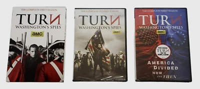 TURN Washington's Spies Complete Seasons 1-3 (Season 1 2 3 TV Series) NEW/SEALED - Image 1 of 2
