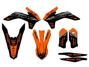 SX BINARY Orange Senge 2015 kit de gráficos compatible con KTM - Imagen 1 de 10