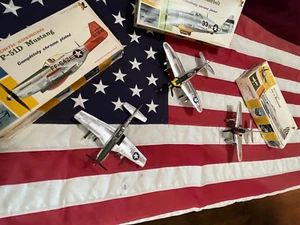 1/48 Scale HAWK Chromed P-51D, Bearcat, P-47D - Built - Picture 1 of 12