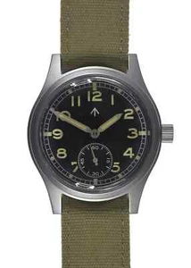MWC 1940s/1950s "Dirty Dozen" British Pattern Handwound General Service Watch - Picture 1 of 8