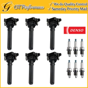 Quality Ignition Coil & DENSO Spark Plug 6PCS for Chrysler/ Dodge/ Plymouth V6 - Picture 1 of 7