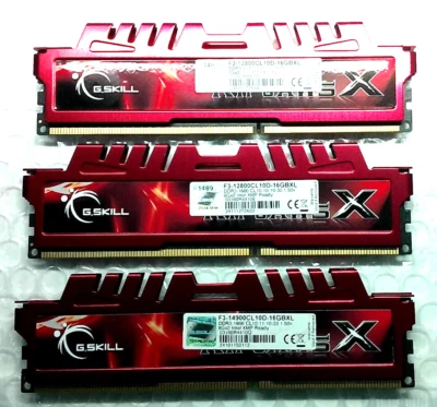 24GB G.SKILL Ripjaws X  Series F3-12800CL10D-16GBXL16GB (3 x 8GB) Desktop Memory - Image 1 of 2