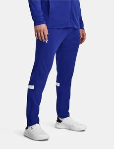 Men's UA Knit Warm Up Team Pants Royal Blue/White Under Armour Running Gym M - Picture 1 of 7