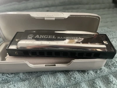 - Armonica diatonica a 10 fori, 20 toni, chiave di C ANGEL - Immagine 1 di 3