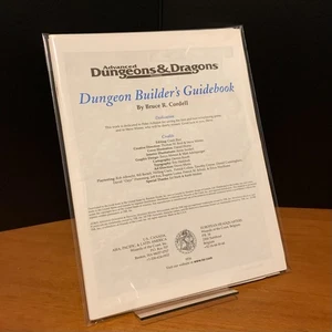 Forgotten Realms: Dungeon Builder's Guidebook, AD&D Accessory, Booklet Only, TSR - Picture 1 of 6