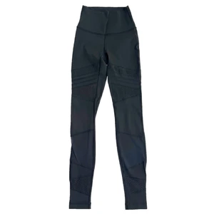 Lululemon Leggings Womens 2 Wunder Under High Rise Tight Black *Mix and Mesh 28” - Picture 1 of 9