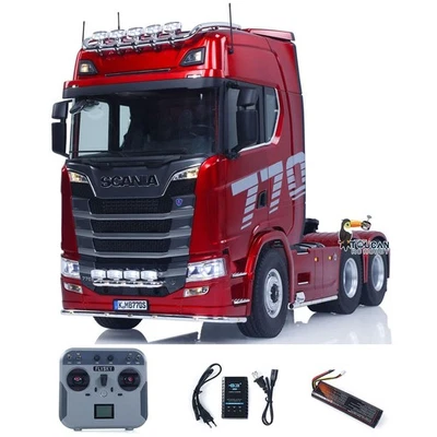 Hot Sale KABO 1:14 Scania770S 100 RC Tractor Truck 6x6 2Speed Differential Lock - Image 1 of 4