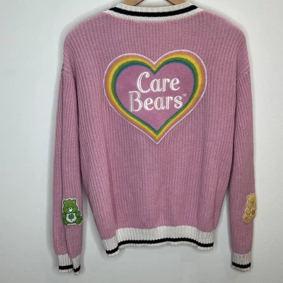 Care Bears Forever 21 Cardigan Button up Sweater Youth SZ  13/14 XL - Image 1 of 4