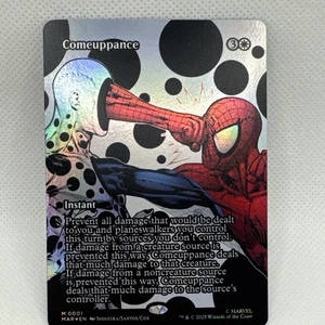 MTG - NM - SPM - Comeuppance (Borderless) Marvel Universe Eternal - Legal Foil - Bild 1 von 1