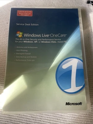 Windows Live One Care Microsoft Antivirus CD ROM XP/Vista - Image 1 of 2