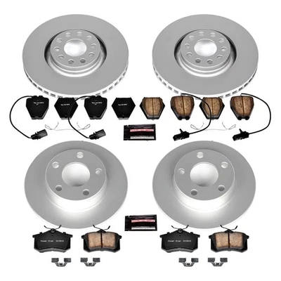 PowerStop CRK889 Brake Kit For Audi Allroad Quattro 2001-2005 Front Rear Foto 1 de 4
