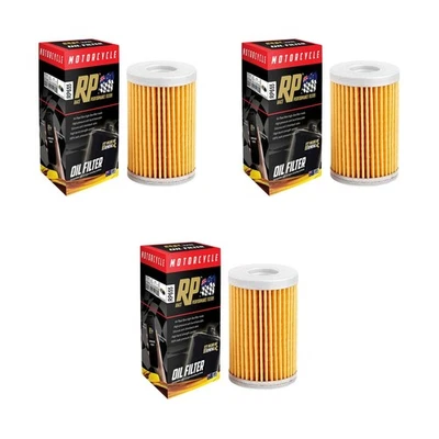 Paquete de 3 filtros de aceite RP para Husqvarna FE 501 2014-2016 Foto 1 de 2