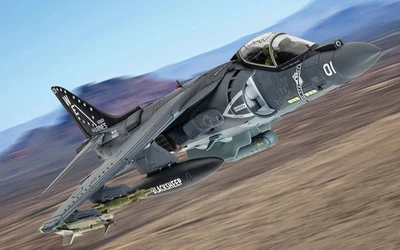 HARRIER II 165001/01 VMA-214 "BLACK SHEEP" - CORGI AA29303 1/48 AV-8B PRE ORDER - Image 1 of 2