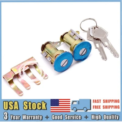 Ajuste para Dodge B100 B200 W100 Trailduster nuevo 2 piezas cilindro de bloqueo de puerta con llave EE. UU. Foto 1 de 4