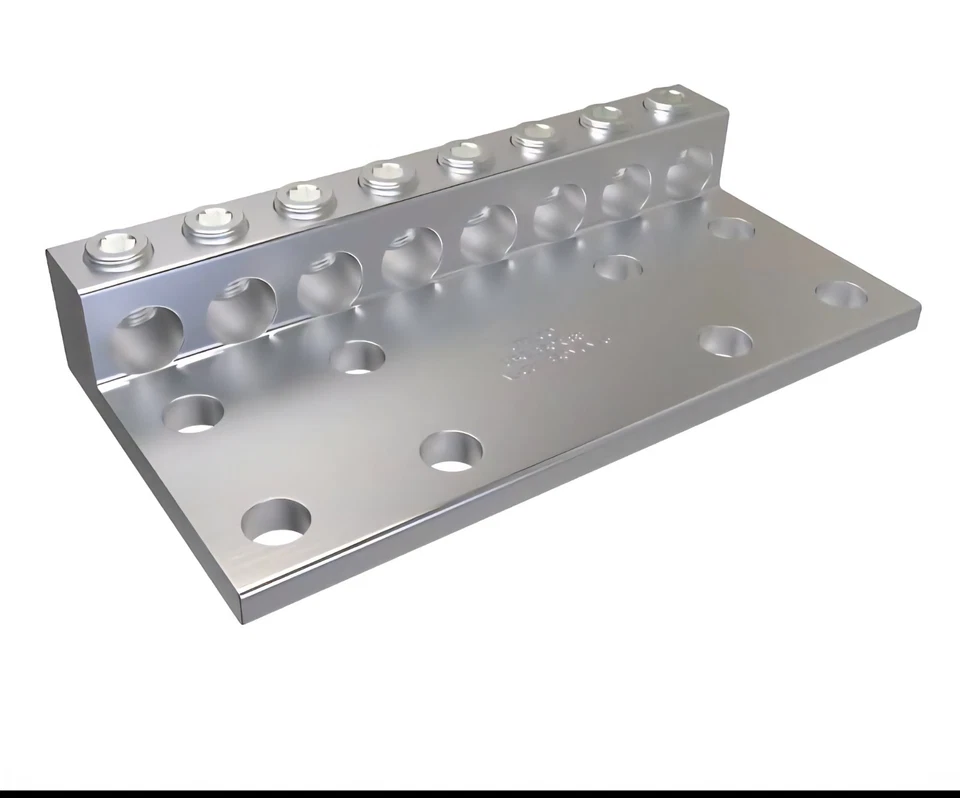 USG-350R88  Transformer Lug, Medium Duty, Dual Rated,  350-6, 8 Ports, 8 Holes - Image 1 of 4