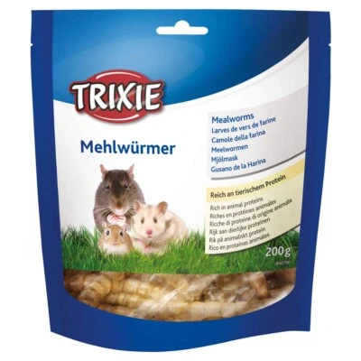 Trixie Mehlwürmer 200g für Reptilien Nager Igel Vögel Bartagamen Mäuse UVP 7,99 - Bild 1 von 2