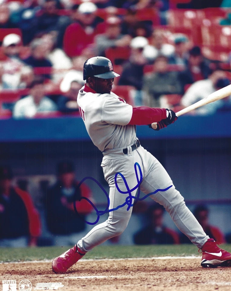 Foto firmada autografiada por Ron Gant de 8x10 - MLB Cardinals Braves Phillies - con certificado de autenticidad Foto 1 de 1