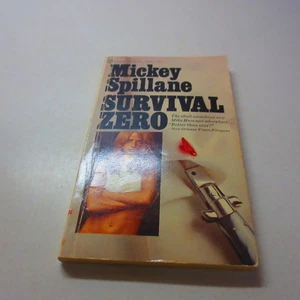 Mickey Spillane Survival Zero a Signet Thriller vintage paperback - Picture 1 of 4