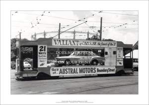 Chrysler Valiant RV1 A3 Art Print – Brisbane Tram Display – 42 x 29 cm Poster - Picture 1 of 3