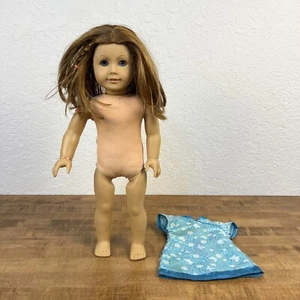 American Girl Pleasant Company bambola capelli castani occhi azzurri 18" 2008 - HA DIFETTI - Foto 1 di 24