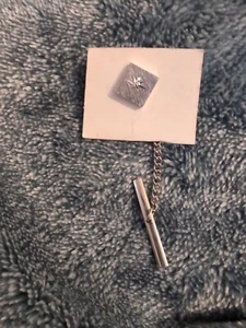 8A Silvertone Funke - Sternkrawatte Tac Tack mit Kette - Bild 1 von 3
