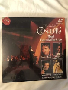 DUDLEY MOORE CONCERTO MOZART FLUTE & HARP CONCERTO STILL SEALED LASERDISC - Picture 1 of 2