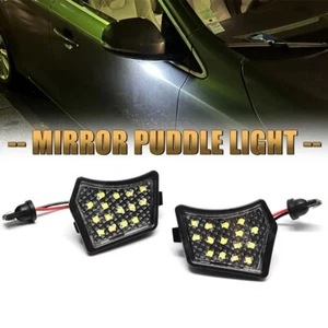 2X Luz LED lateral debajo del espejo retrovisor charco para Volvo S40 S60 S80 V50 V70 C30 C70 XC70 - Imagen 1 de 11