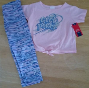 P.S. from Aeropastle Girls 2-piece "Girl Power" Sport Outfit/NWT/Size 5/RTLS $42 - Picture 1 of 12
