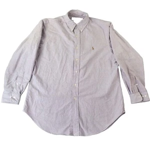 Polo Ralph Lauren Shirt Mens 16.5 32/33 Pink Long Sleeve Classic Fit Button Down - Picture 1 of 9